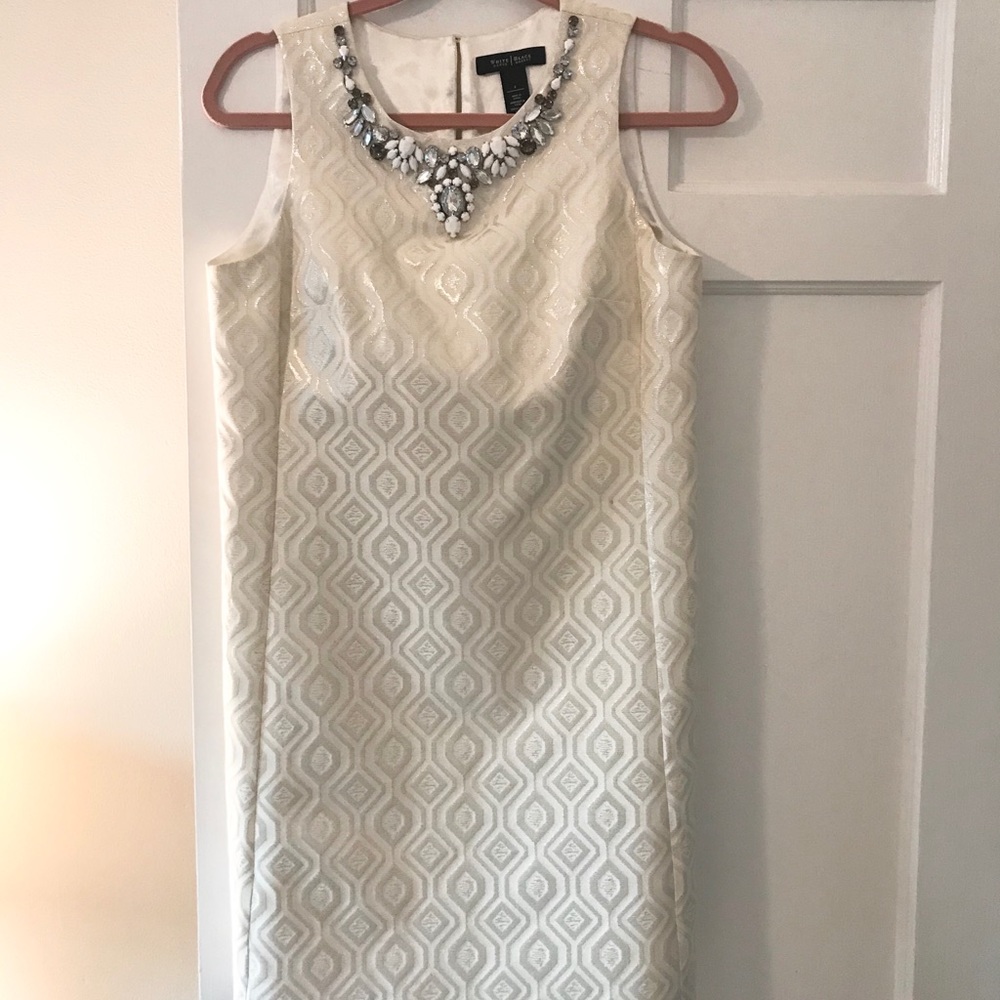 White House Black Market. Gold dress